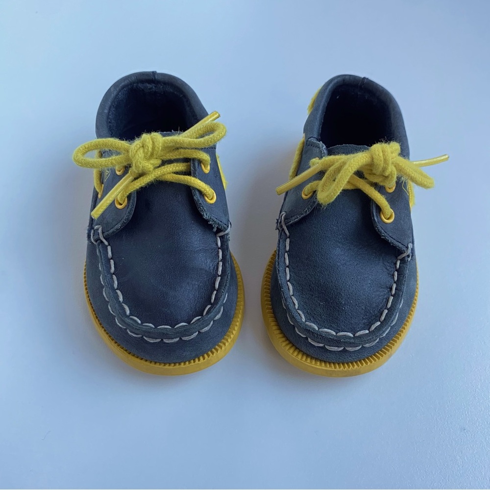 Sperry Top-Sider Gray Baby Boat Shoes Size 4M